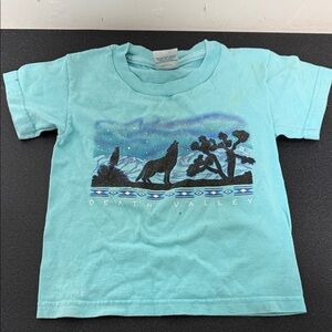 Kids Teal Graphic T-Shirt